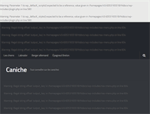 Tablet Screenshot of caniche.les-chiens.com