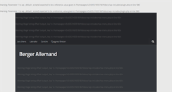 Desktop Screenshot of berger-allemand.les-chiens.com