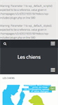 Mobile Screenshot of les-chiens.com